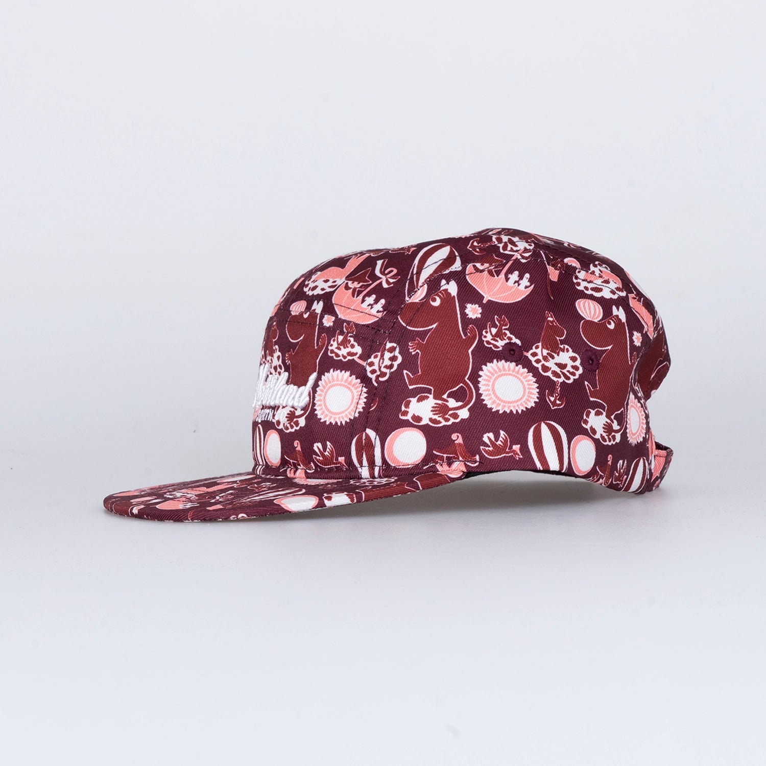 TGN SCRIPT KIDS 5-PANEL CAP - MOOMIN BURGUNDY