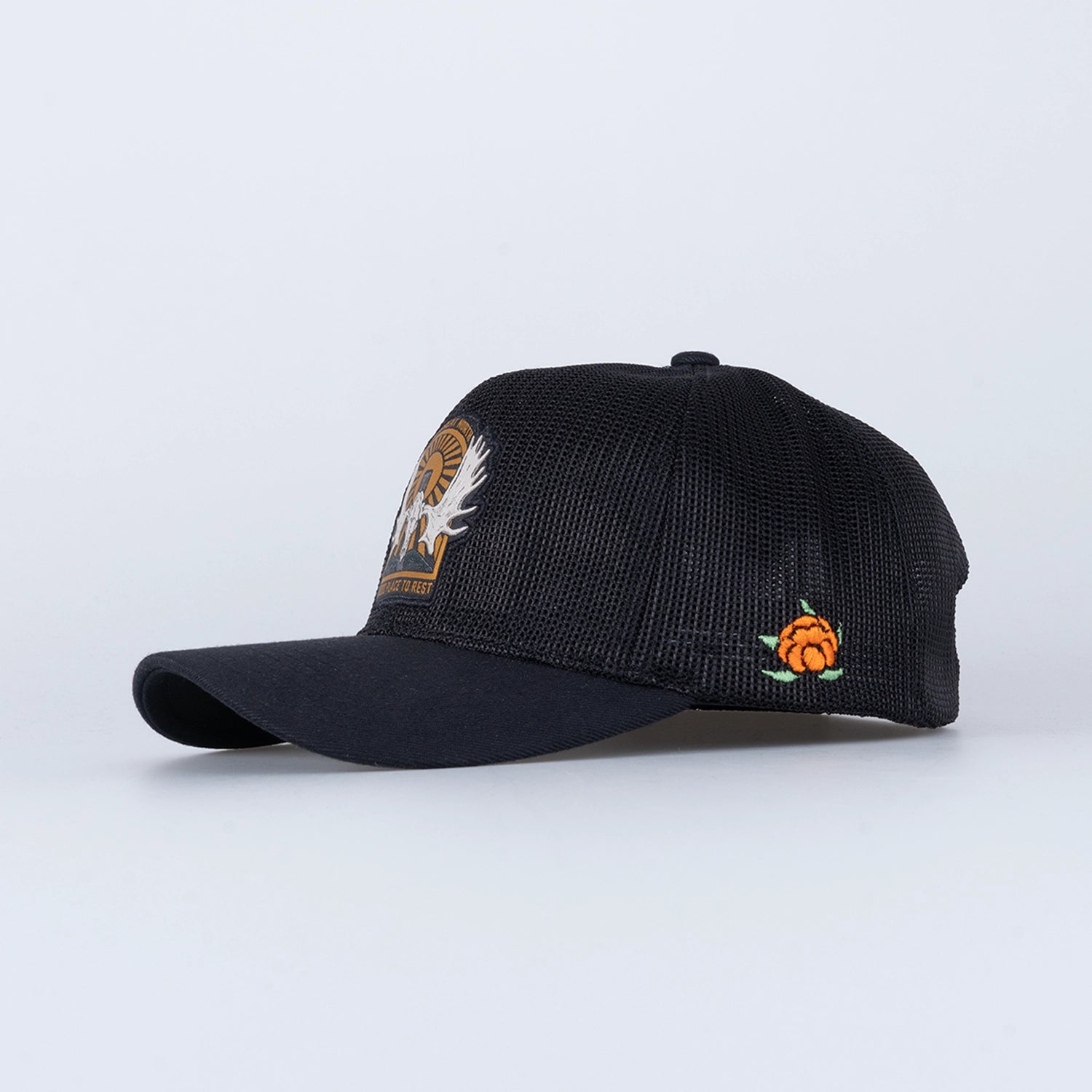 ÄLGHORN ALL NET CAP - BLACK