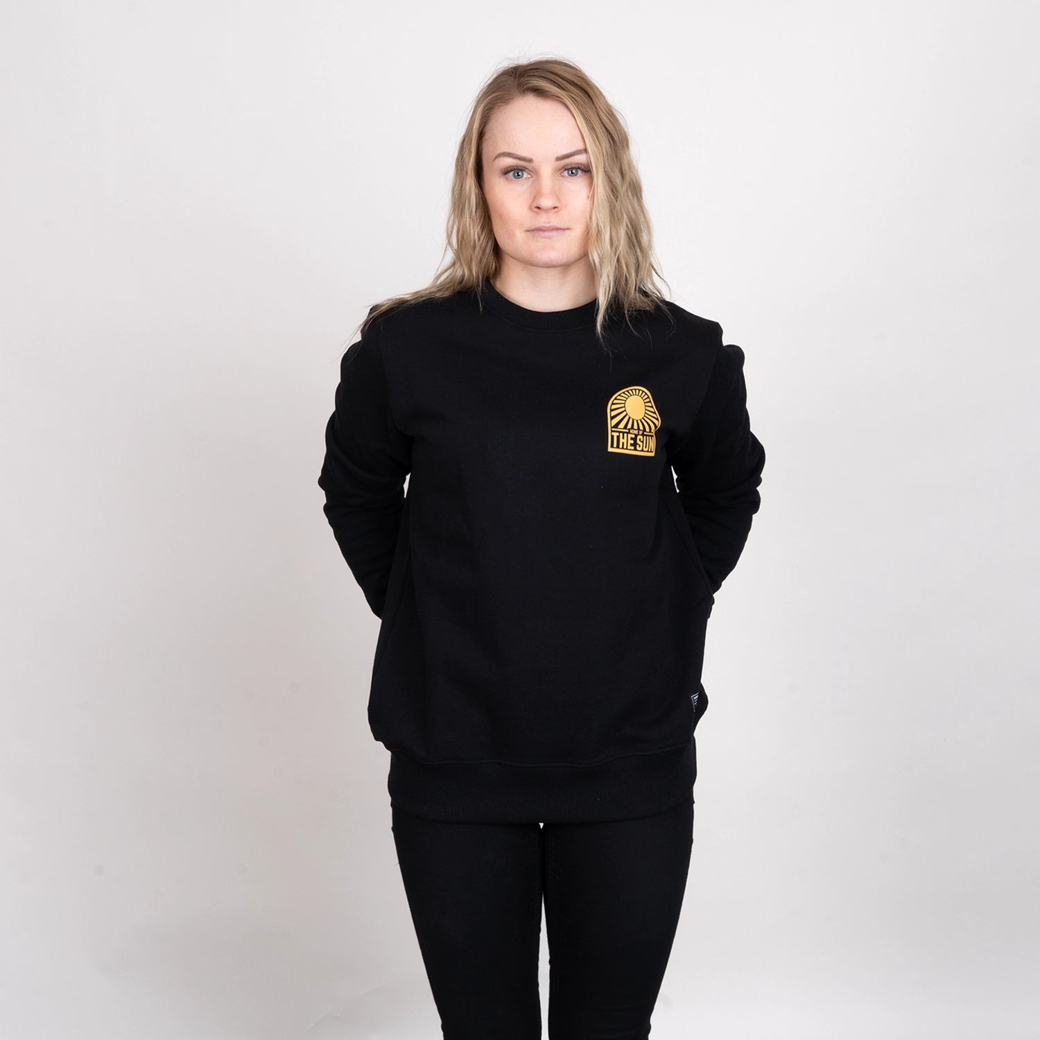 ÄLGHORN CREWNECK - BLACK