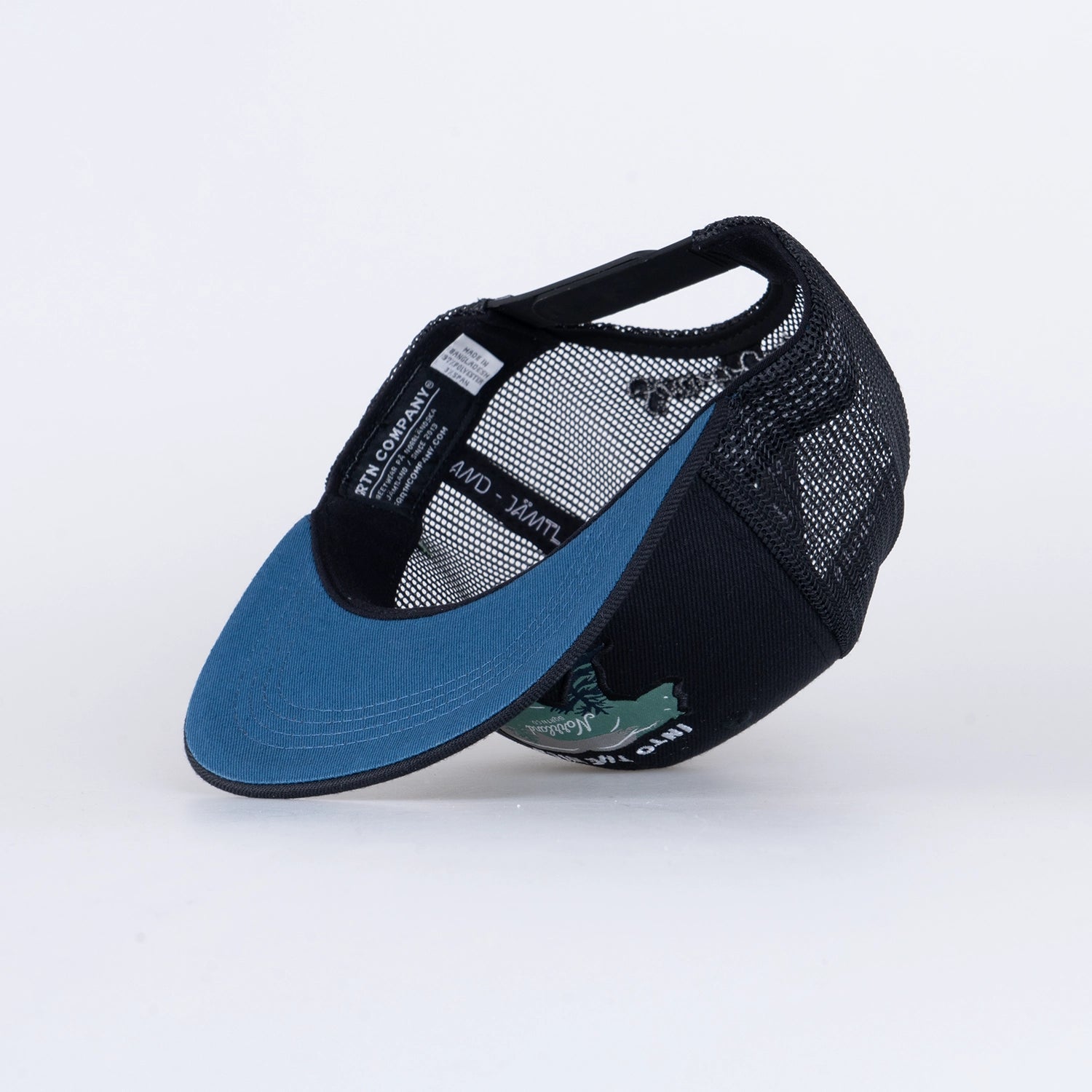 BEAR KIDS TRUCKER CAP - BLACK