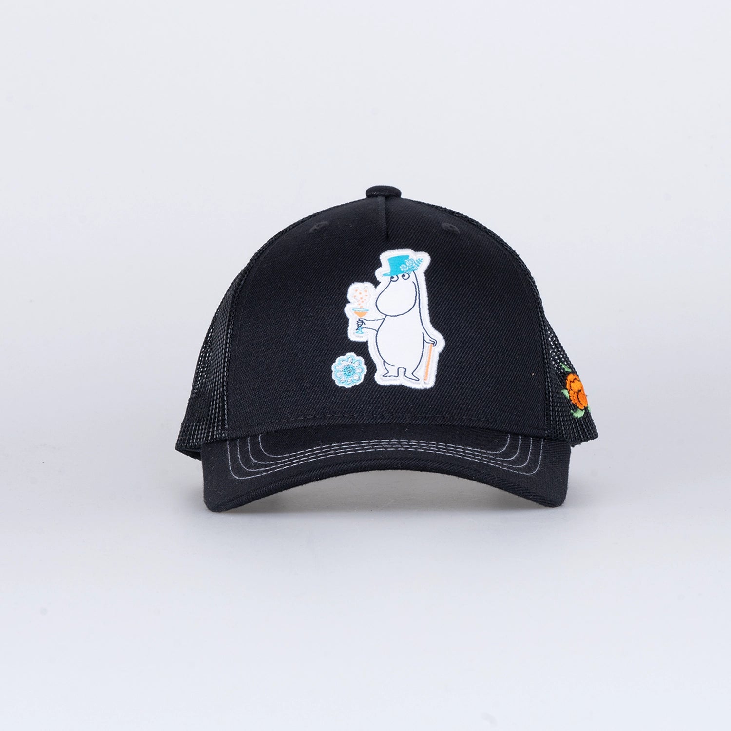 CHEERS MOOMIN KIDS TRUCKER CAP - BLACK