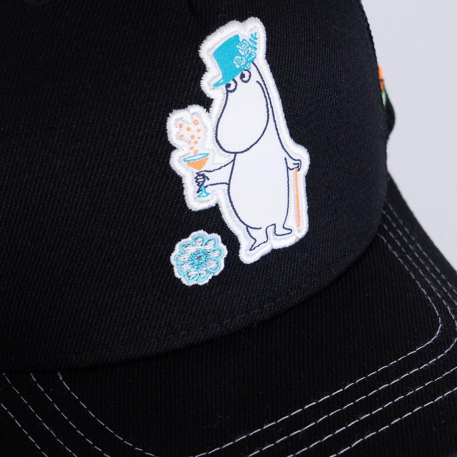 CHEERS MOOMIN KIDS TRUCKER CAP - BLACK