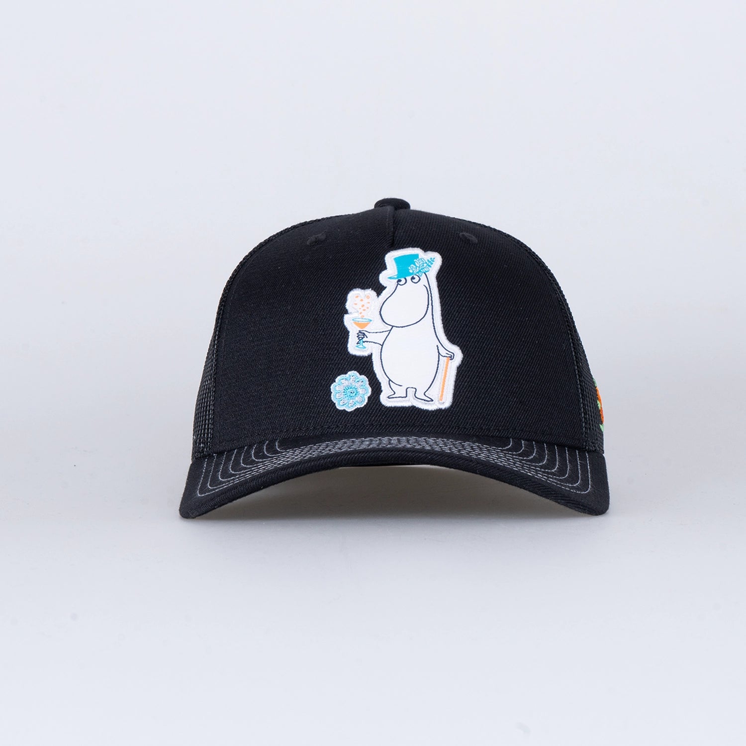 CHEERS MOOMIN TRUCKER CAP - BLACK