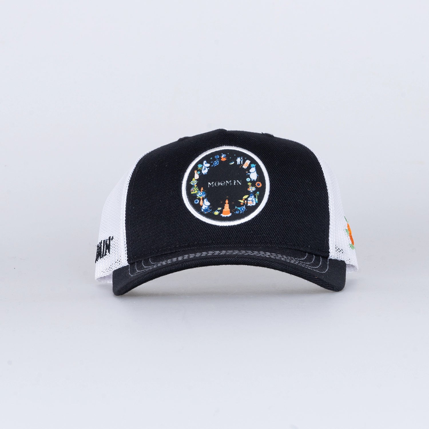 MOOMIN CIRCLE KIDS TRUCKER CAP - BLACK