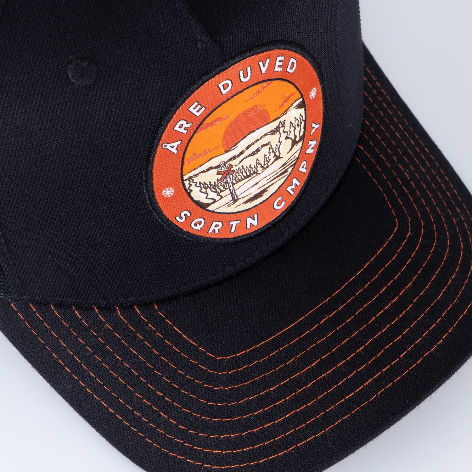DUVED TRUCKER CAP - HOOKED BLACK