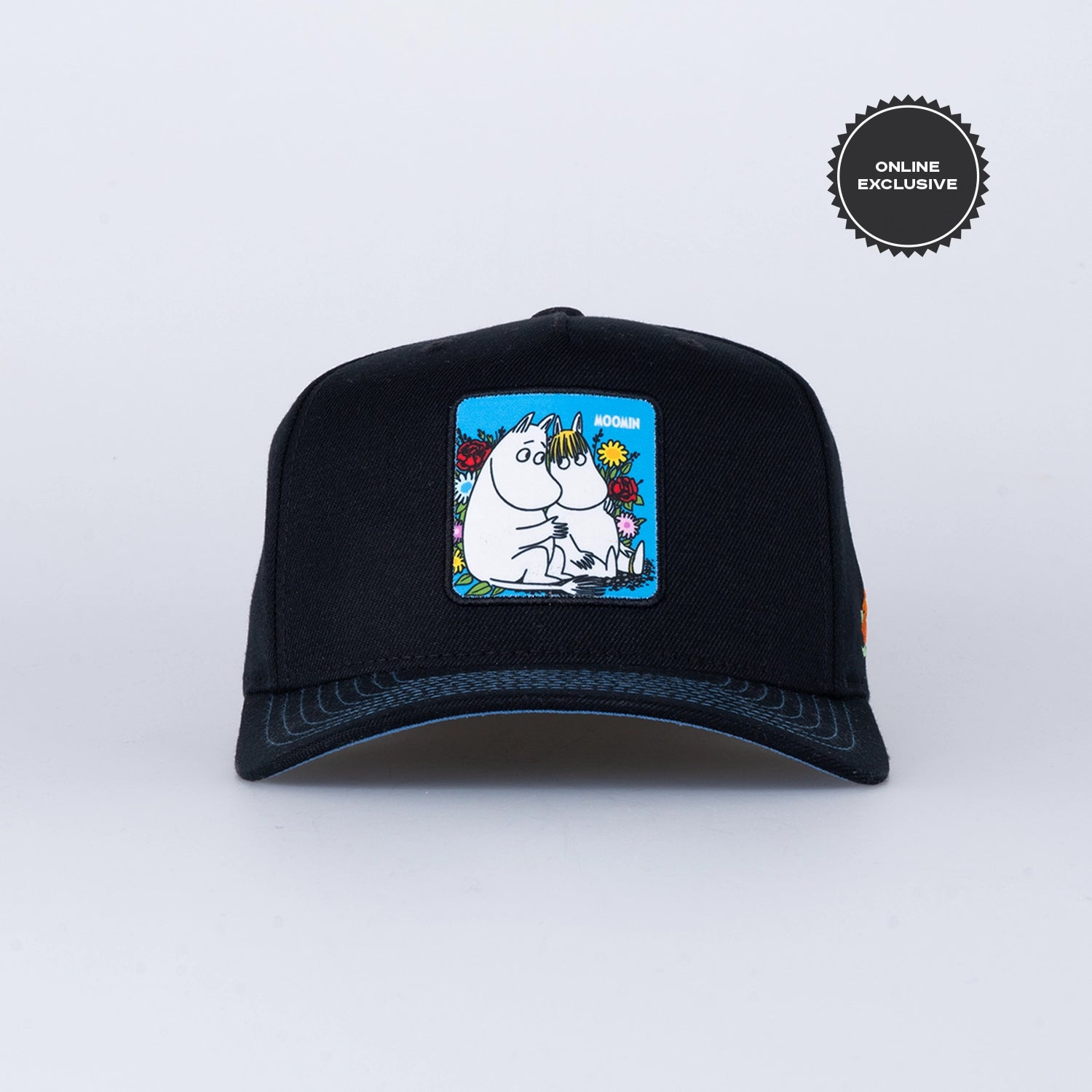 FLOWERS TRUCKER CAP - BLACK
