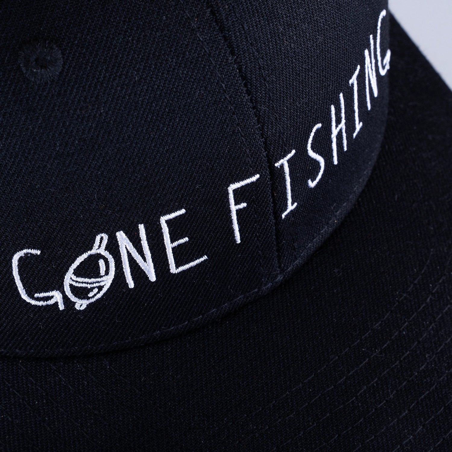 GONE FISHING TRUCKER LOW KEPS - BLACK