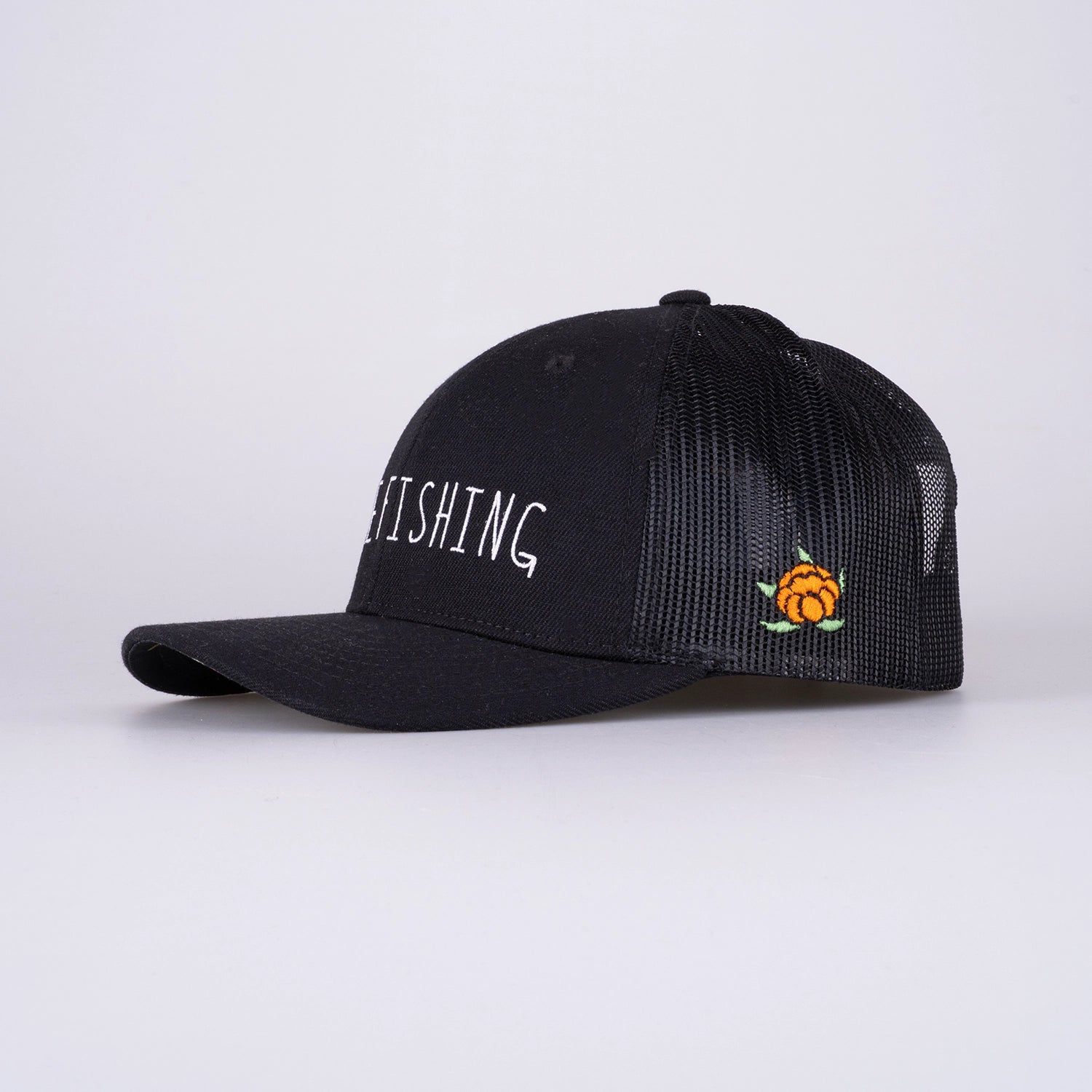 GONE FISHING TRUCKER LOW KEPS - BLACK