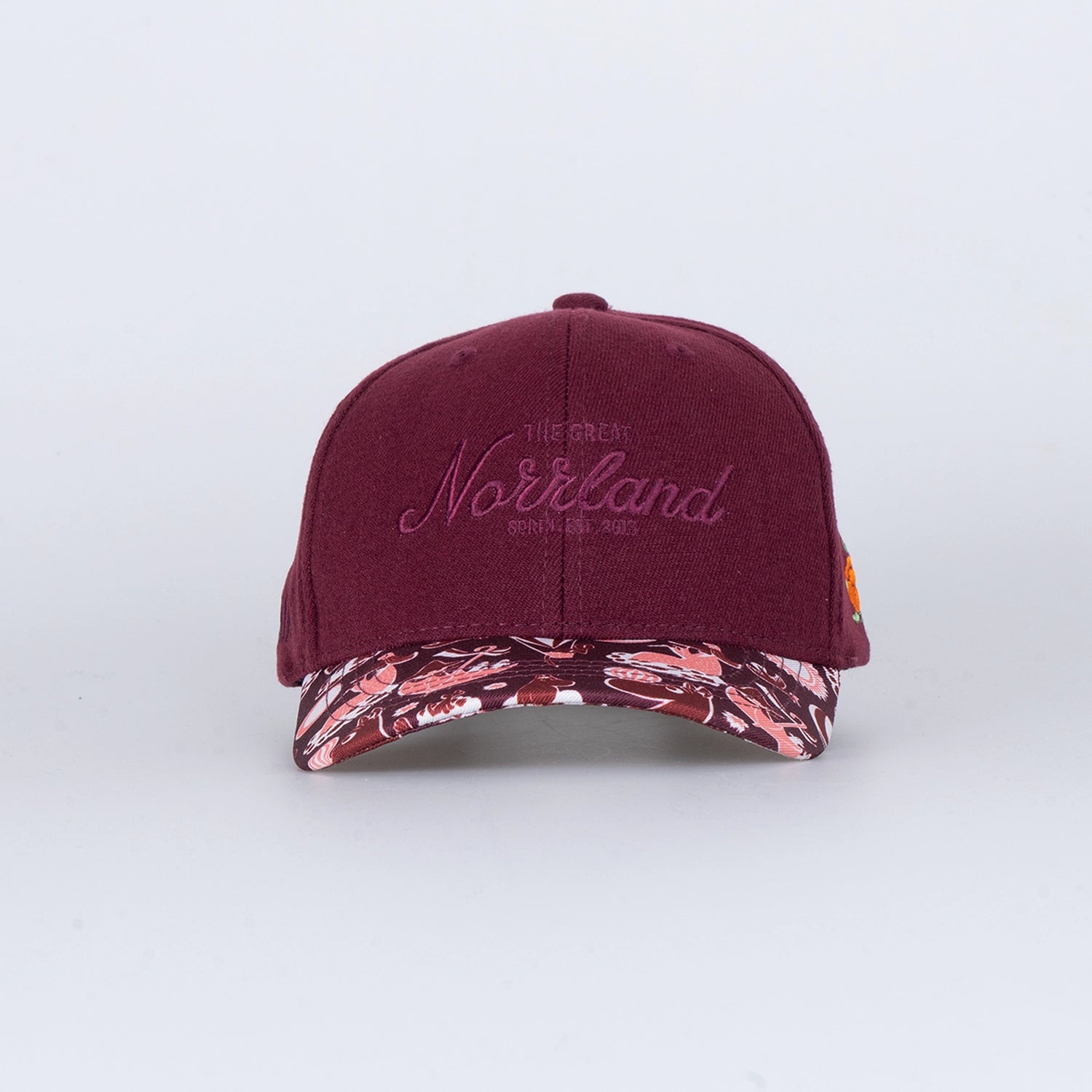 GREAT NORRLAND KIDS CAP - HOOKED MOOMIN BURGUNDY