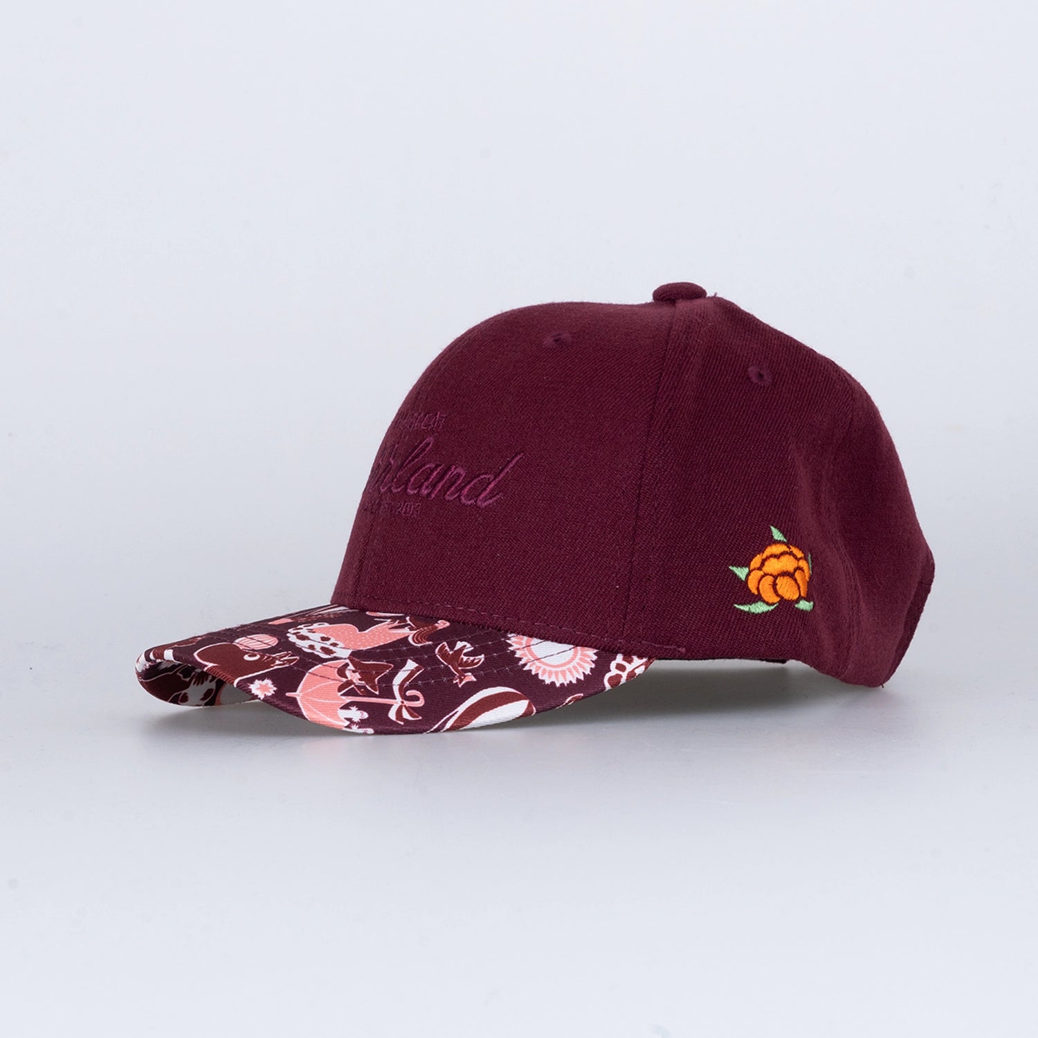 GREAT NORRLAND KIDS CAP - HOOKED MOOMIN BURGUNDY