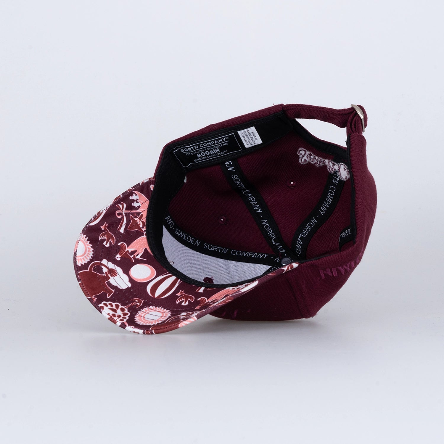 GREAT NORRLAND KIDS CAP - HOOKED MOOMIN BURGUNDY