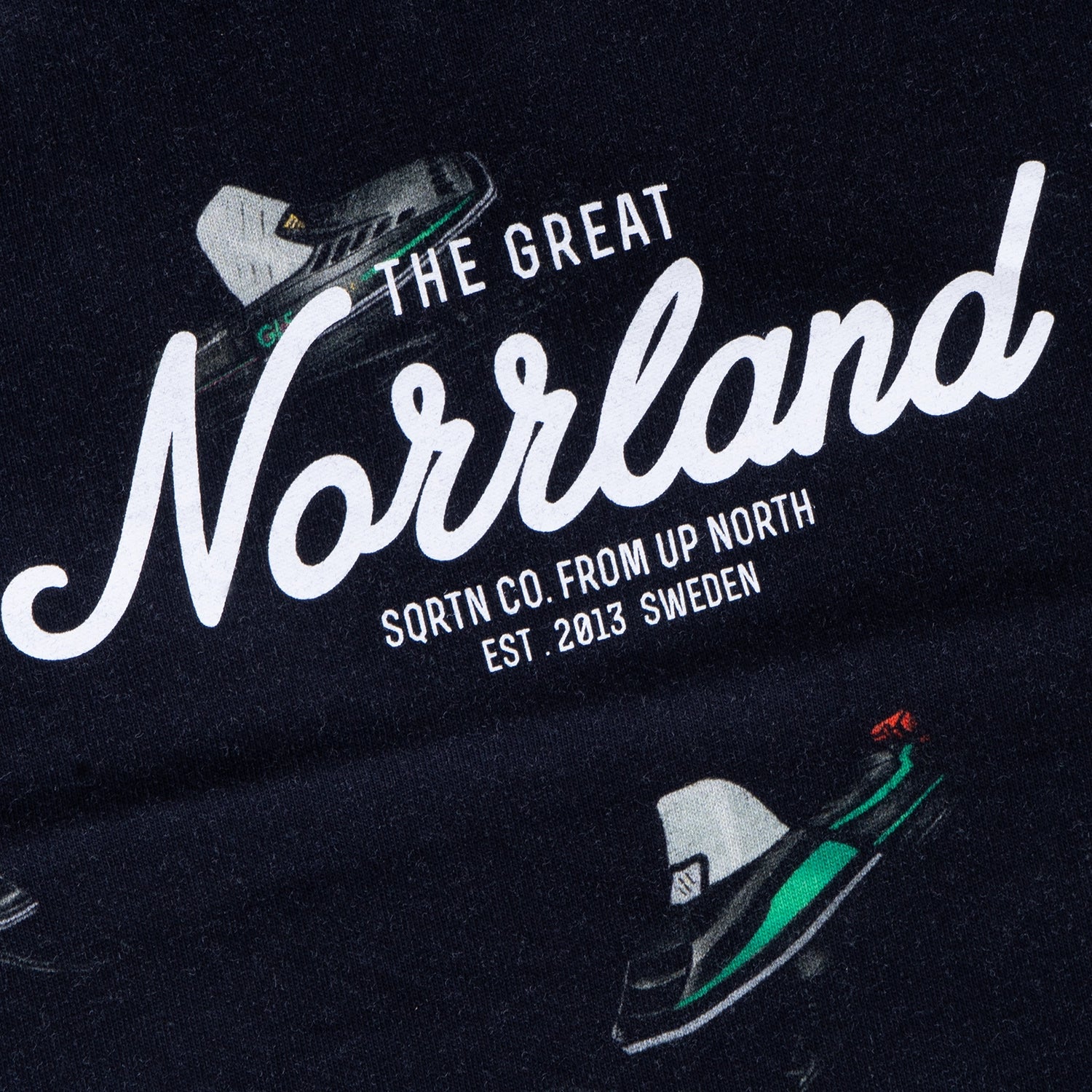 GREAT NORRLAND KIDS T-SHIRT - SKOTER BLACK