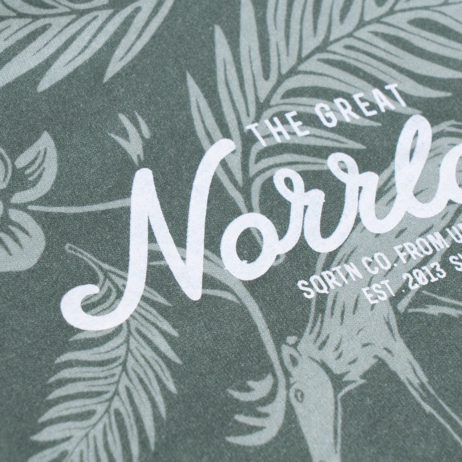 GREAT NORRLAND KIDS T-SHIRT - JÄRVEN OLIVE