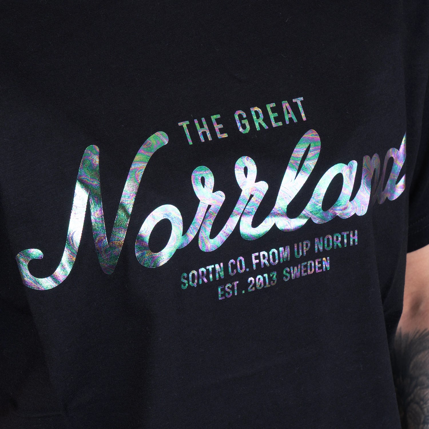 GREAT NORRLAND T-SHIRT - OIL BLACK