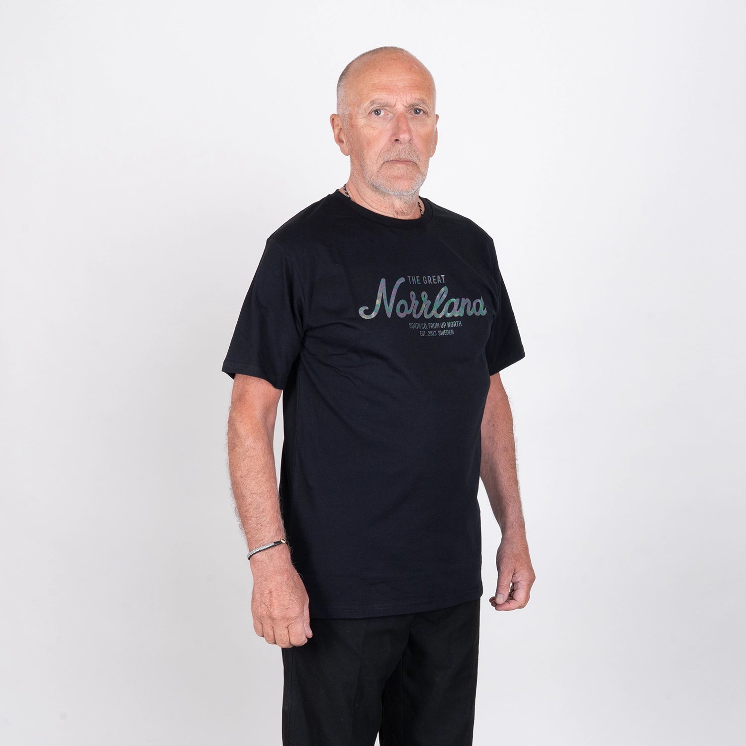 GREAT NORRLAND T-SHIRT - OIL BLACK