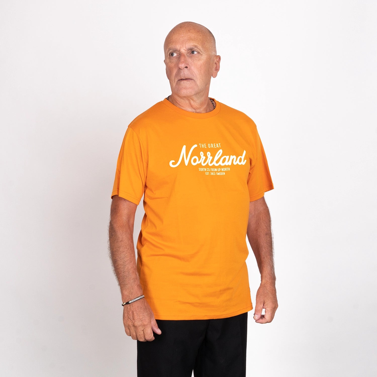 GREAT NORRLAND T-SHIRT - ORANGE CARAMEL