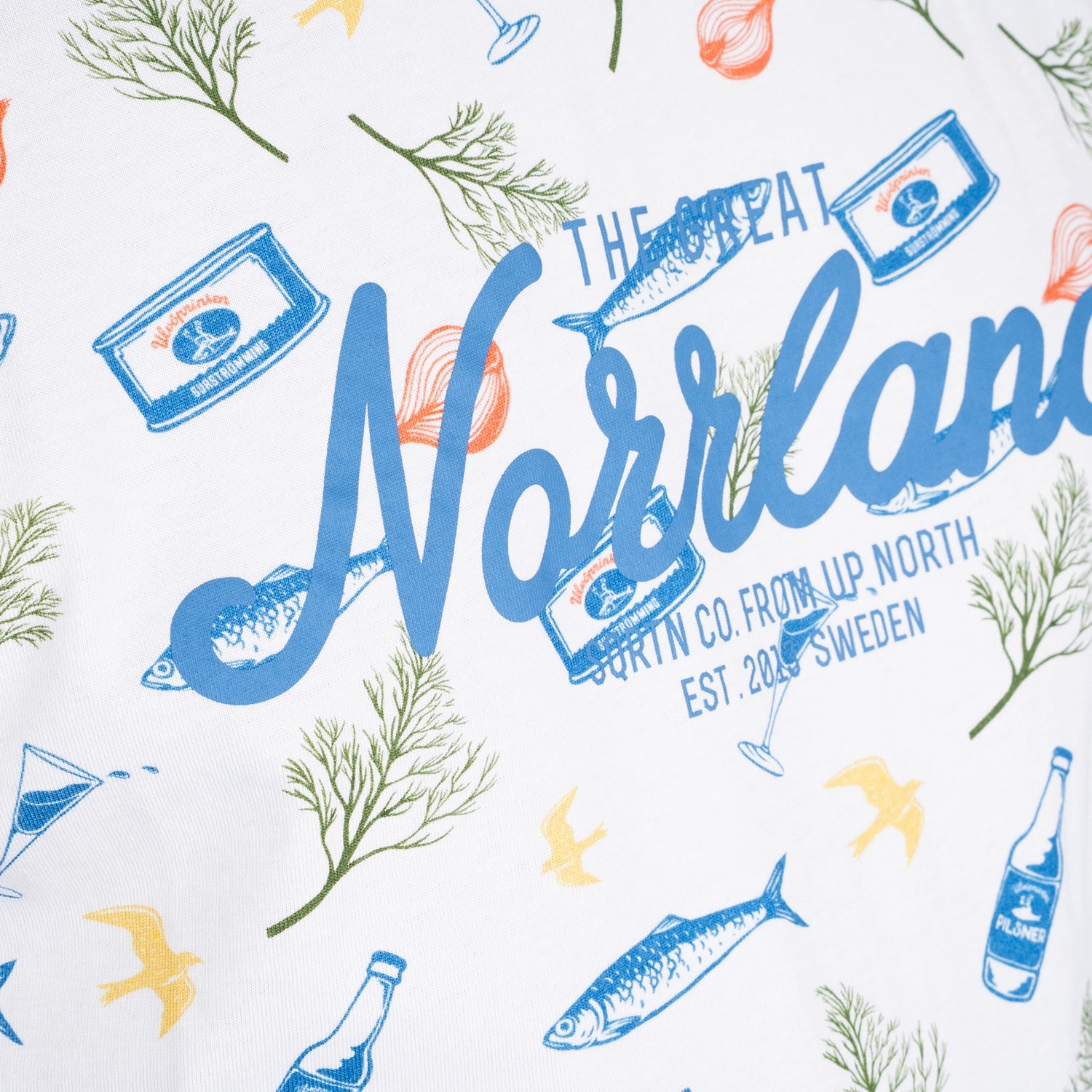 GREAT NORRLAND T-SHIRT - ULVÖ NATURAL COTTON