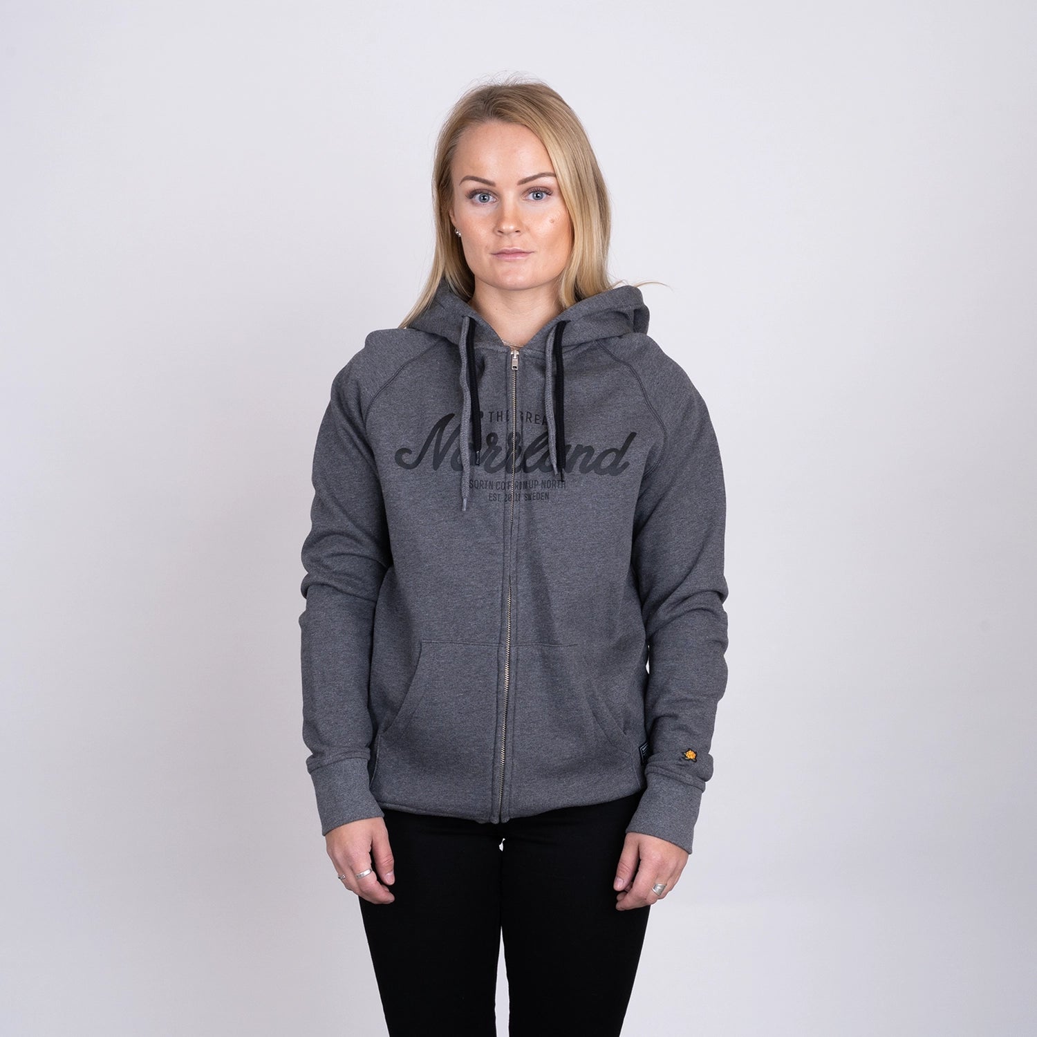 GREAT NORRLAND ZIPHOODIE - BLACK
