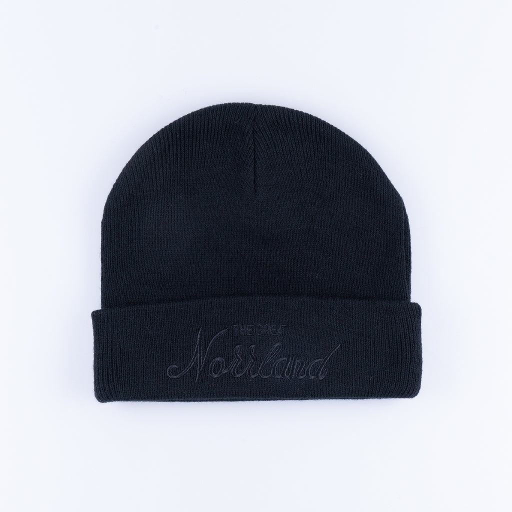 GREAT NORRLAND BEANIE - ALL BLACK