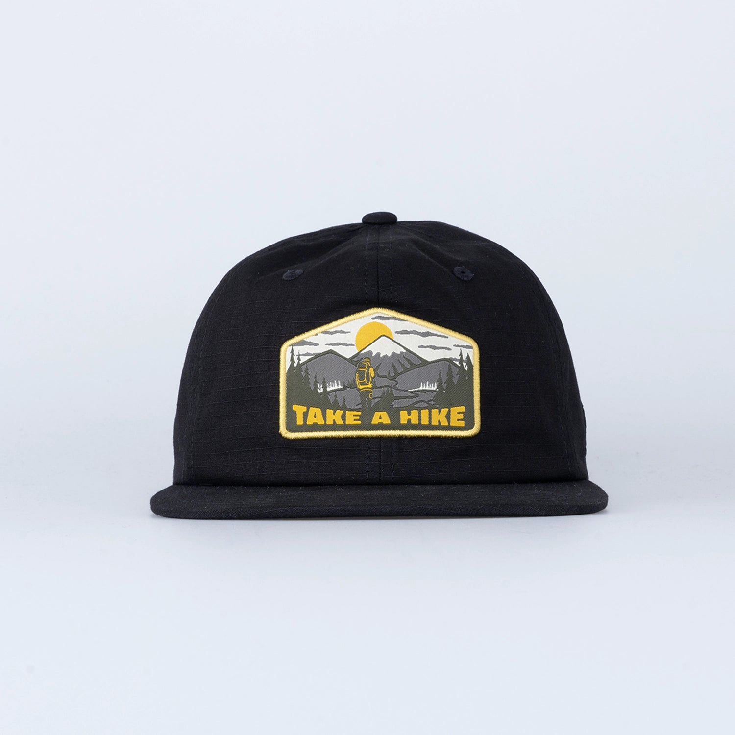 HIKE 6-PANEL CAP - BLACK