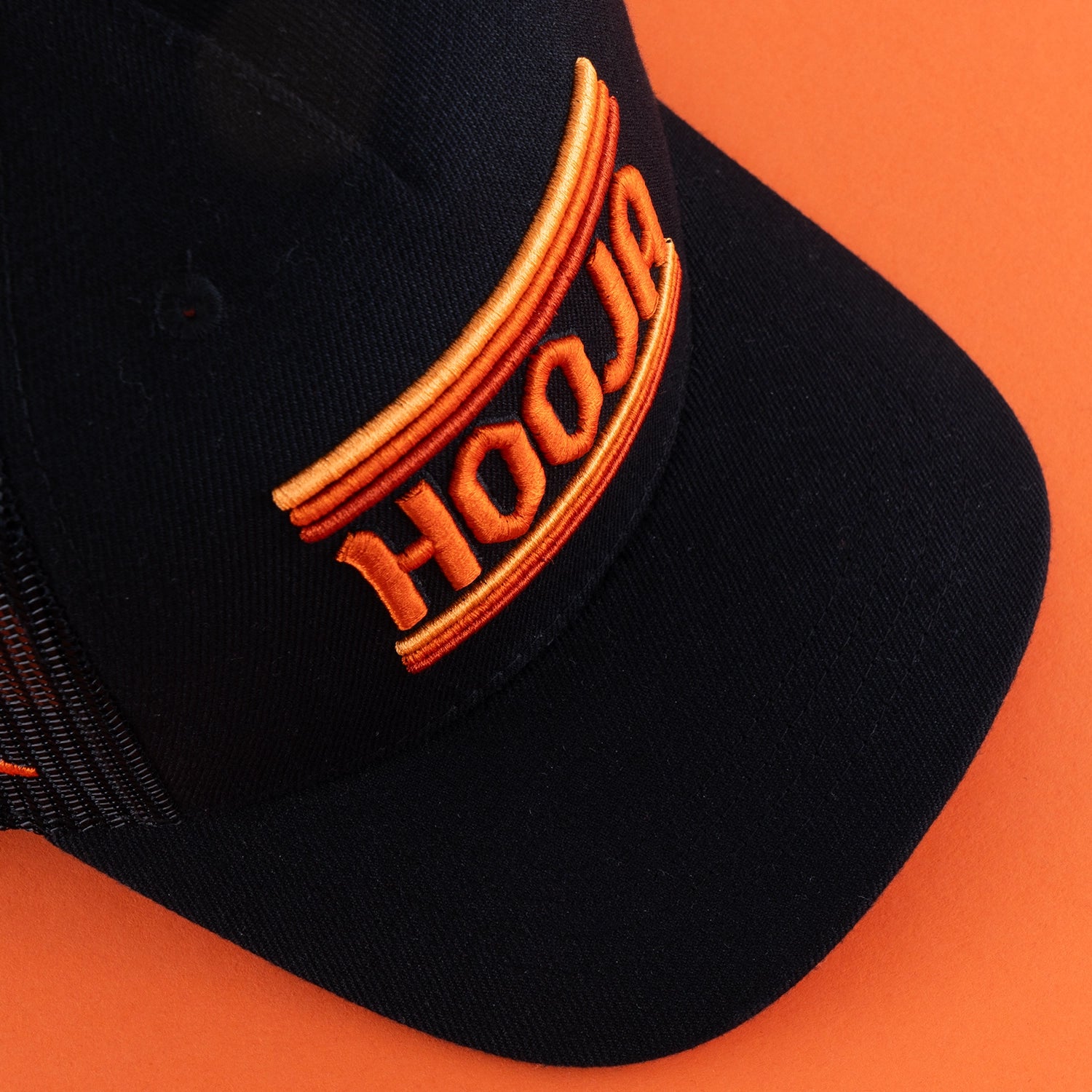 HOOJA KIDS TRUCKER CAP - HOOJA BLACK