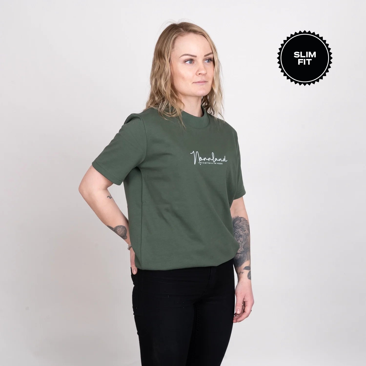 LIFE T-SHIRT - STONE OLIVE