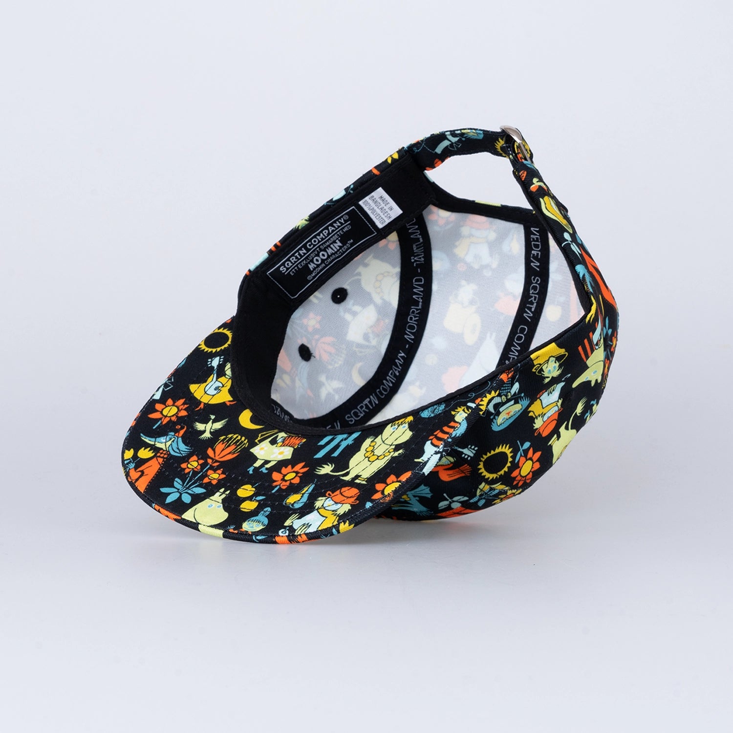 TGN SCRIPT KIDS 5-PANEL CAP - MOOMIN RETRO BLACK