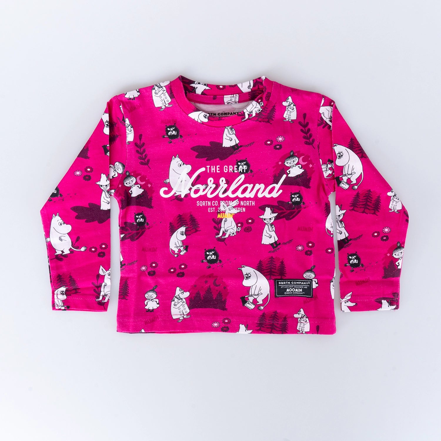 GREAT NORRLAND KIDS LONGSLEEVE - MUMIN BLACK