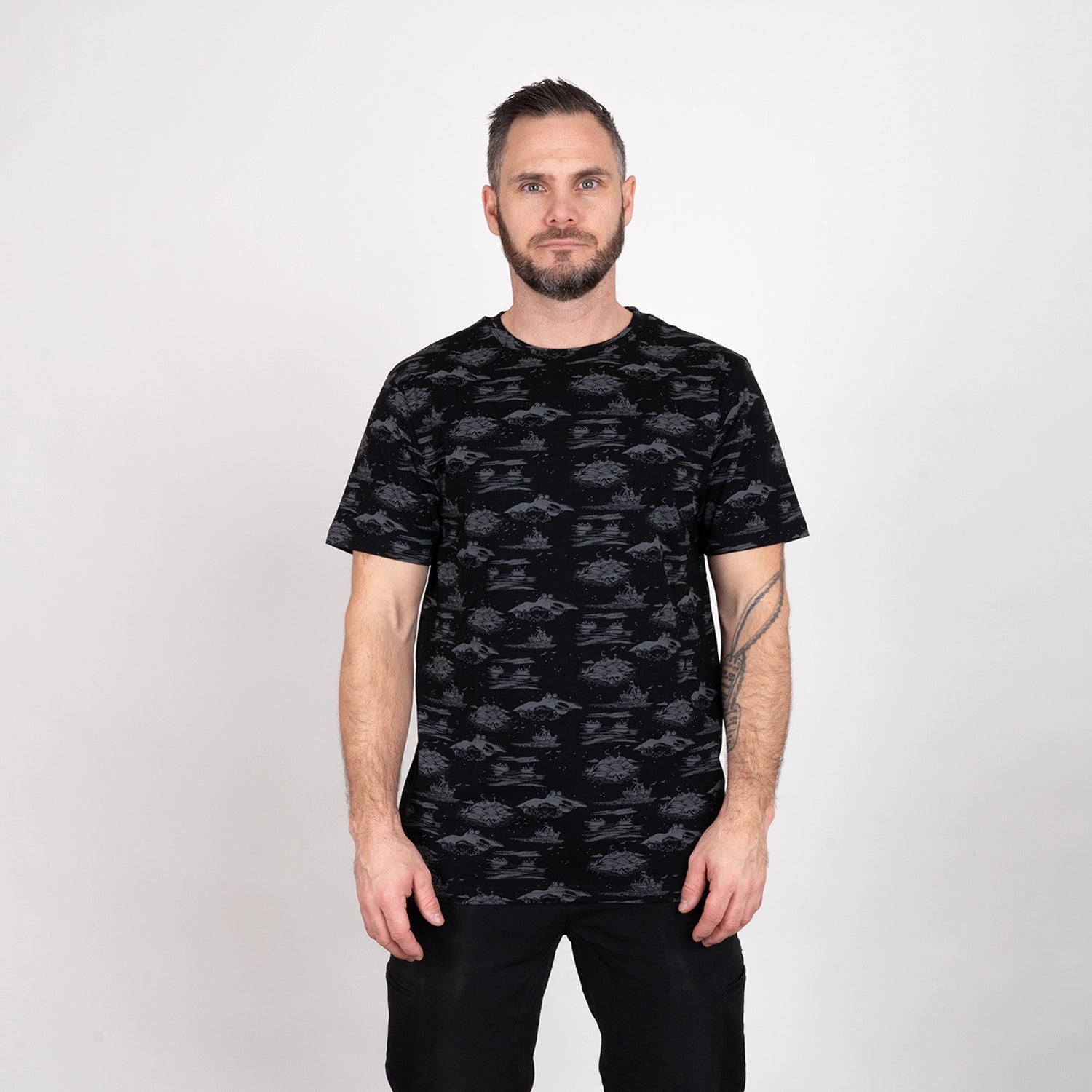 MOOMIN T-SHIRT - MOOMIN GREY/BLACK