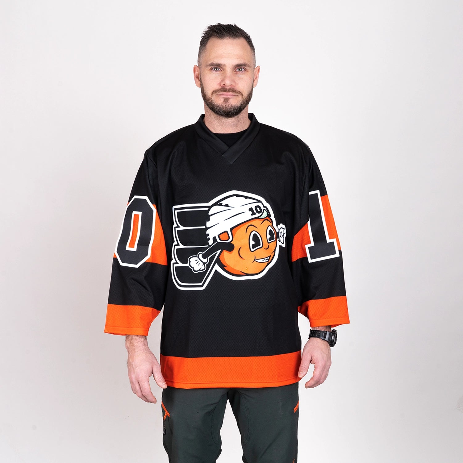 Black flyers jersey cheap on sale