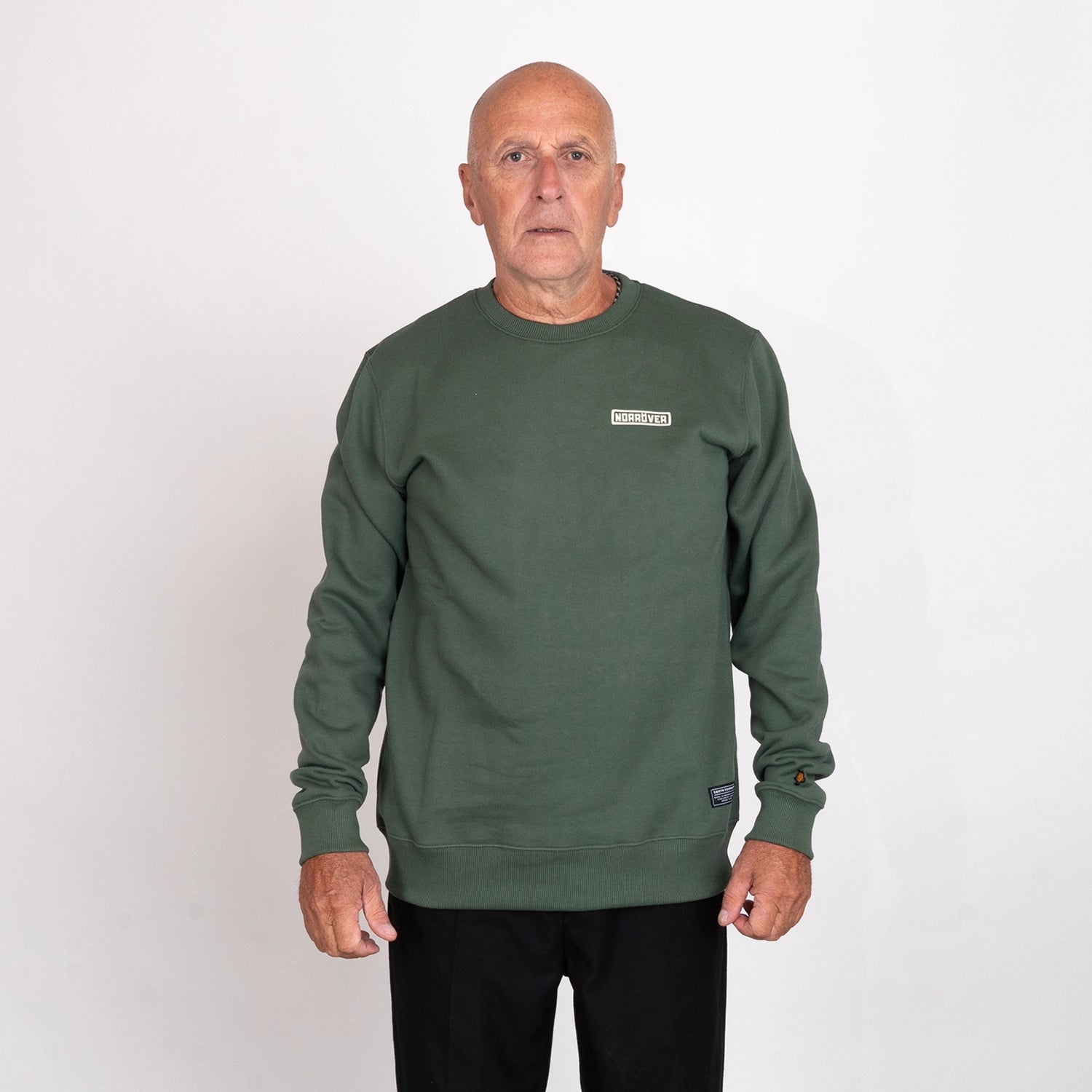NORRÖVER CREWNECK - STONE OLIVE