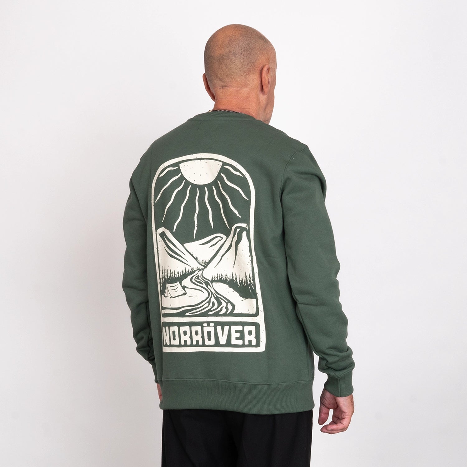 NORRÖVER CREWNECK - STONE OLIVE