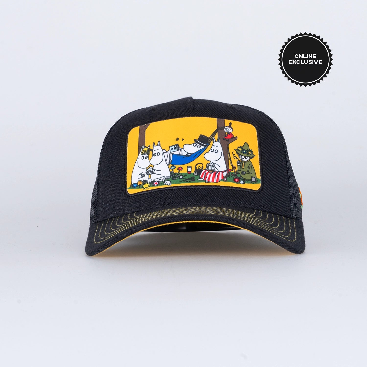 PICNIC TRUCKER CAP - BLACK