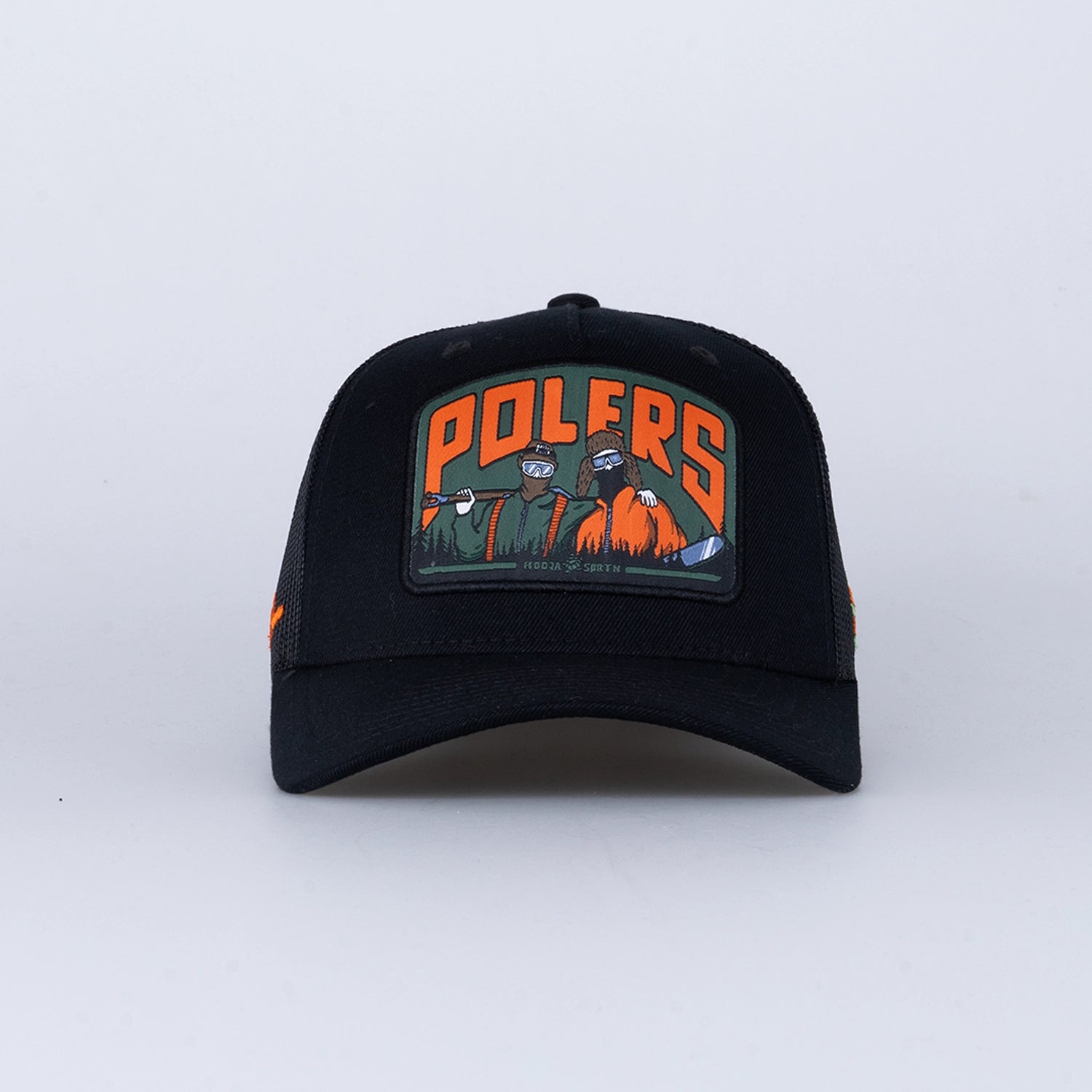 POLERS BADGE TRUCKER KEPS - HOOJA BLACK