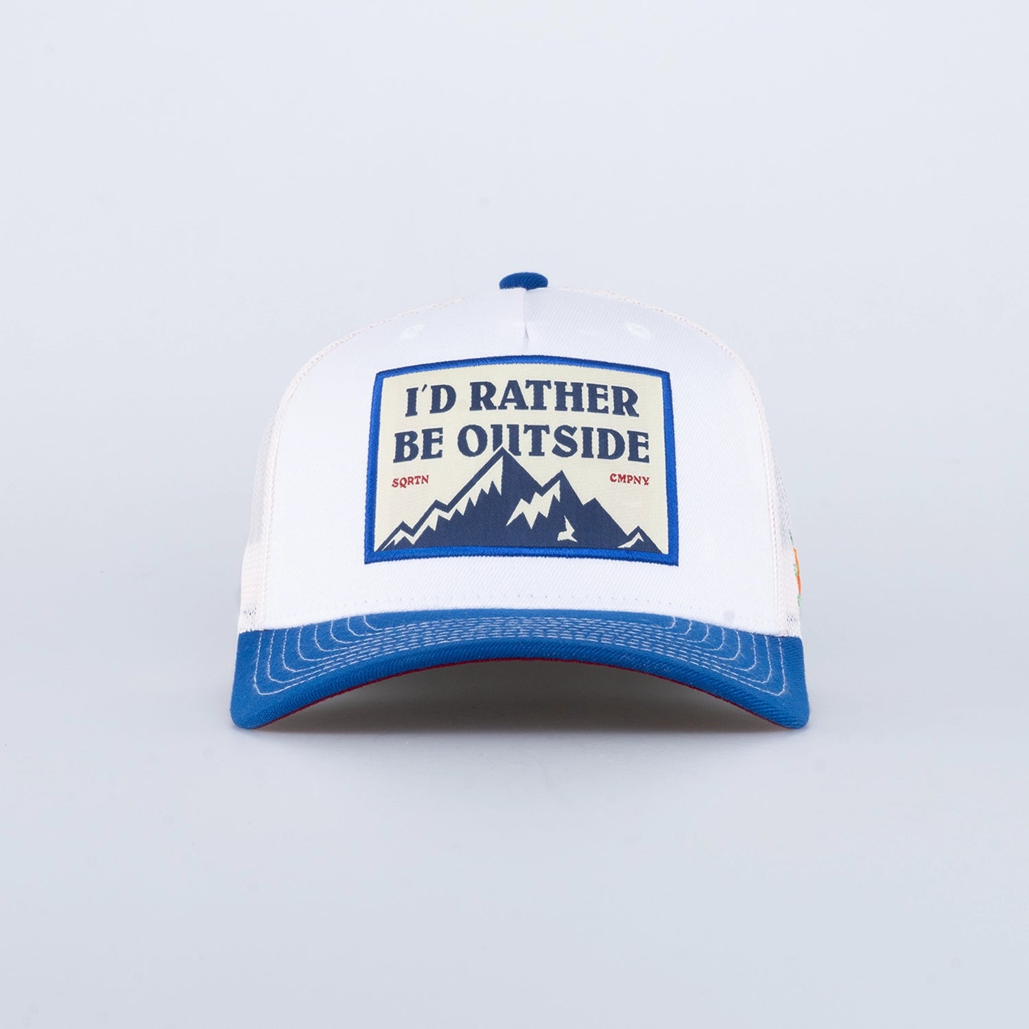 RATHER TRUCKER CAP - HOOKED WHITE