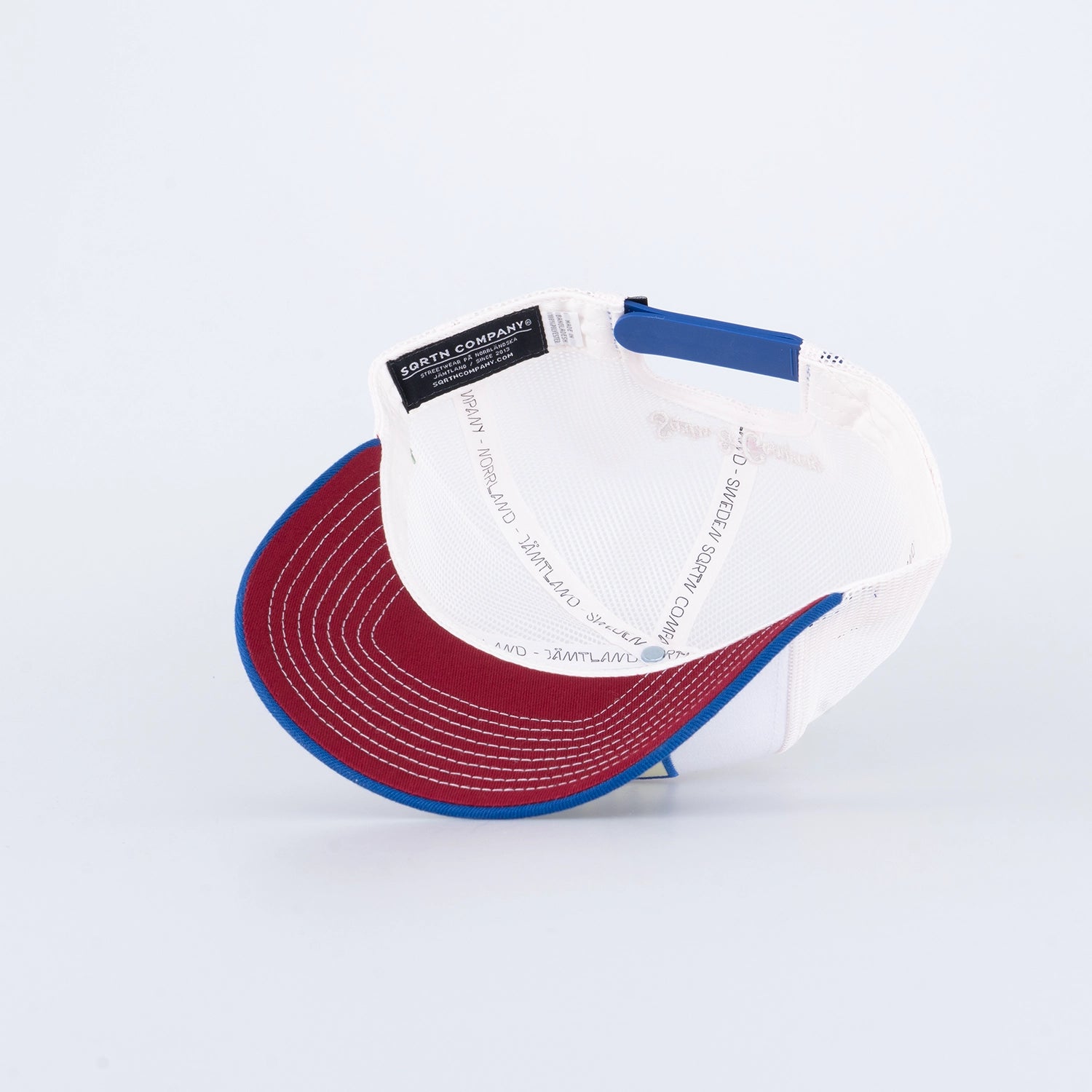 RATHER TRUCKER CAP - HOOKED WHITE