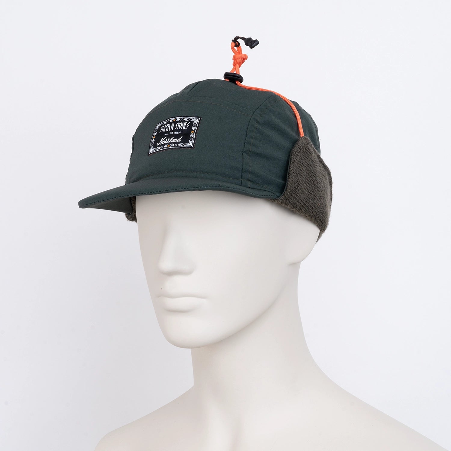 STITCH N STONES WINTER CAP - ÅRE GREEN