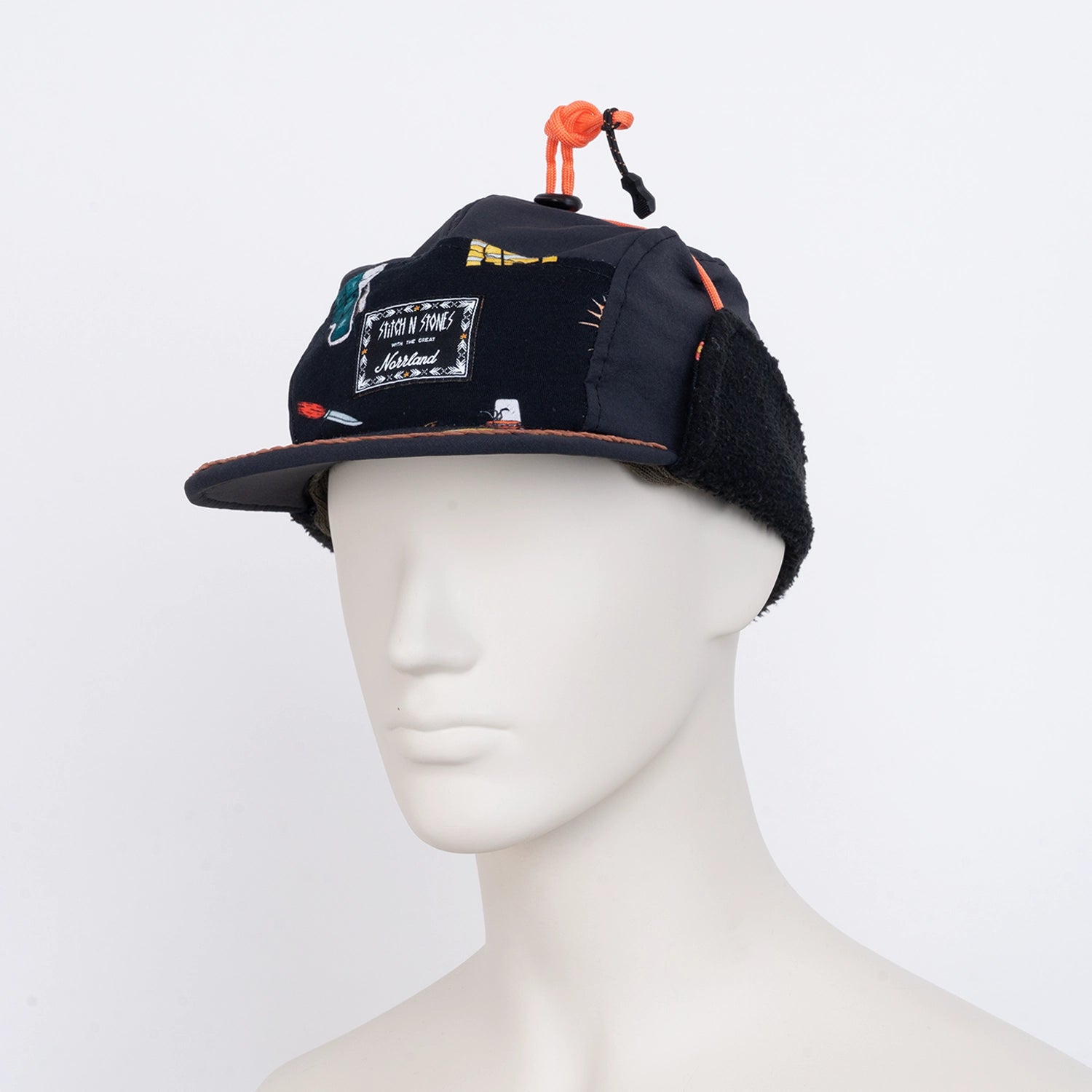 STITCH N STONES WINTER CAP - ICONS BLACK