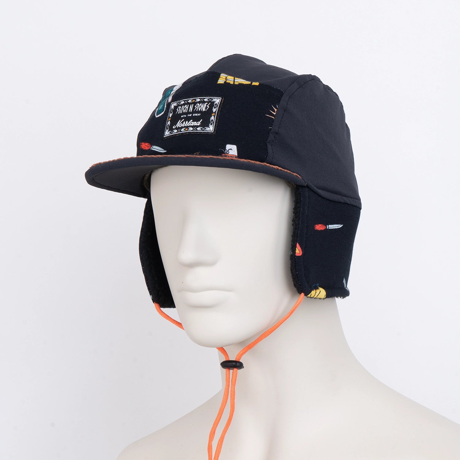 STITCH N STONES WINTER CAP - ICONS BLACK