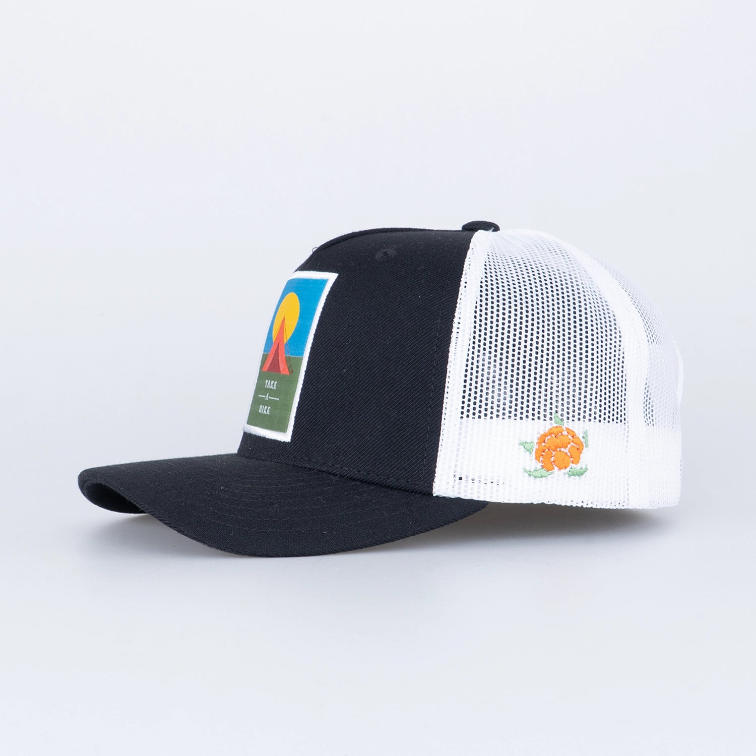 TAKE A HIKE TRUCKER KEPS - HOOKED BLACK