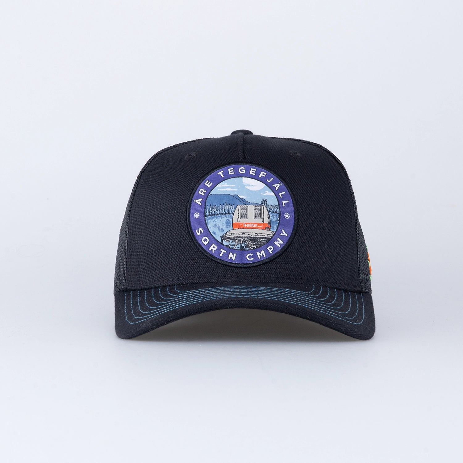 TEGE TRUCKER CAP - HOOKED BLACK
