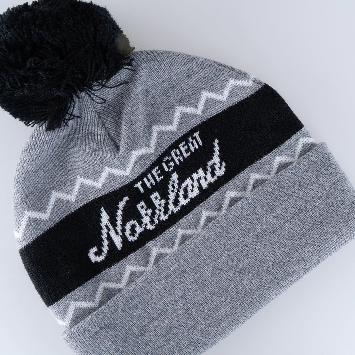 TGN POM POM BEANIE - GREY