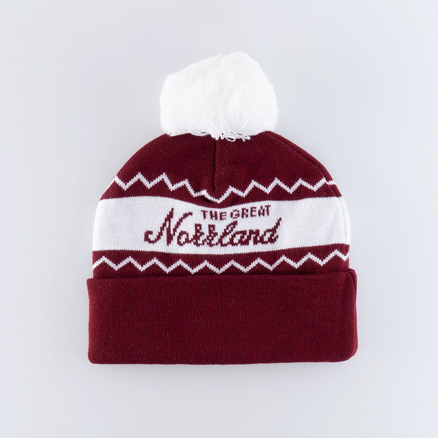 TGN POM POM BEANIE - MAROON