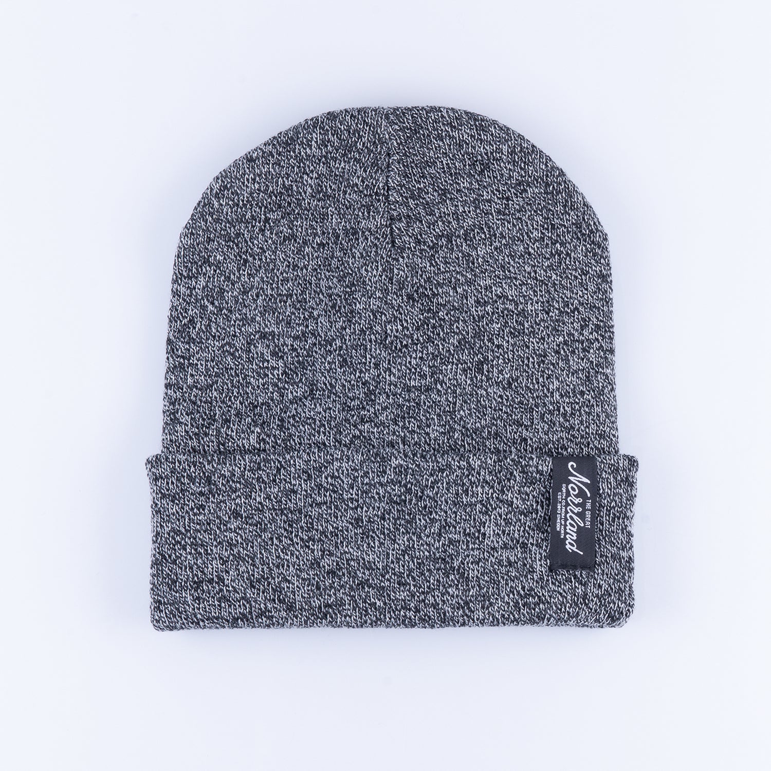 TGN PATCH BEANIE - DARK HEATHER