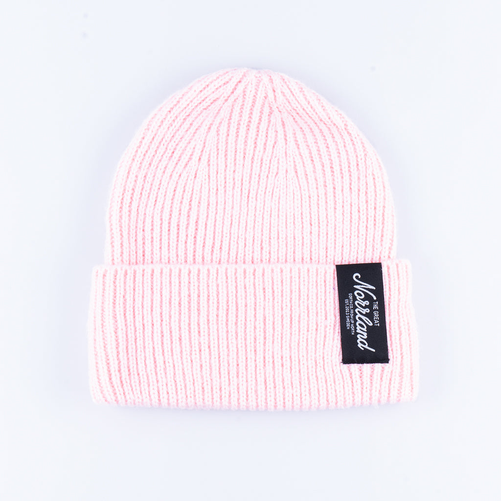 TGN RAW BEANIE - LIGHT PINK