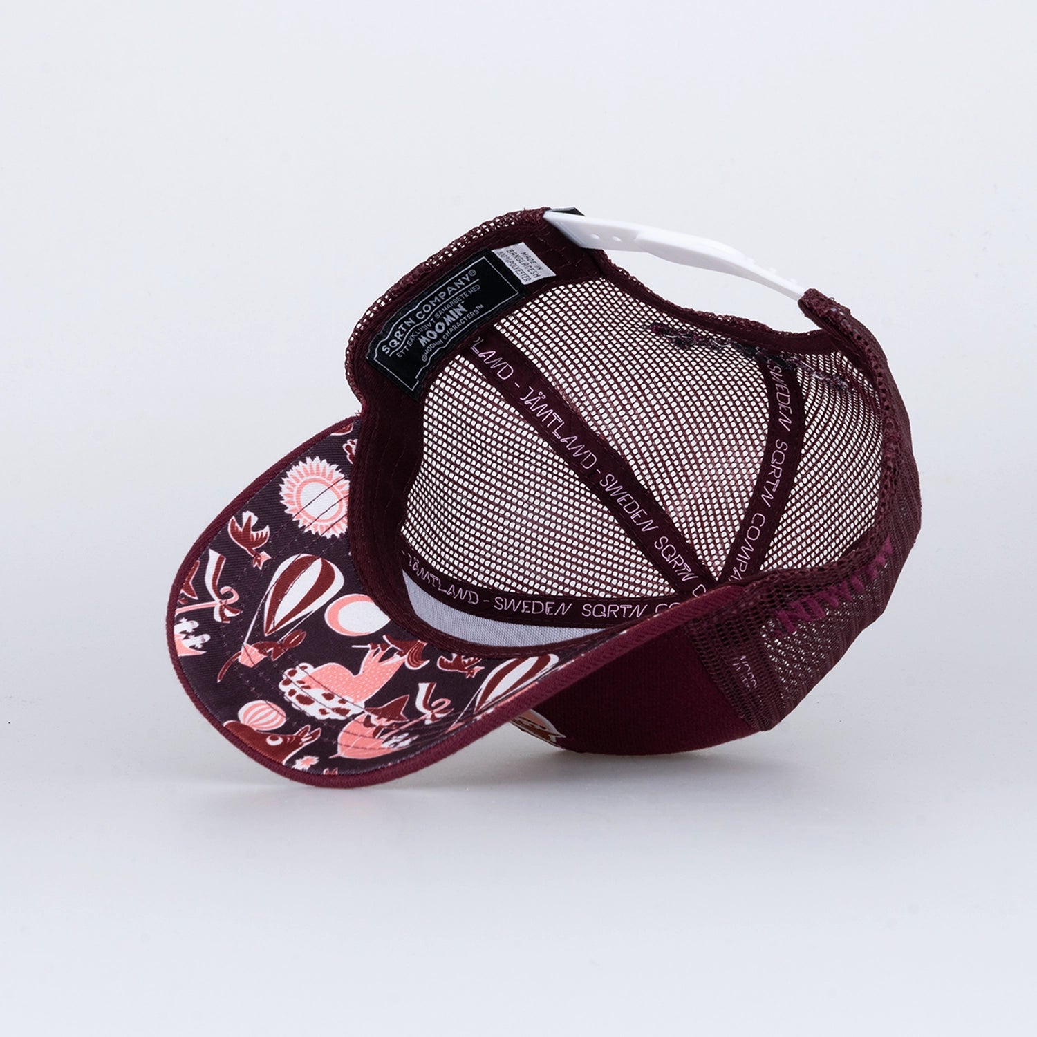 UMBRELLA KIDS TRUCKER CAP - MOOMIN BURGUNDY