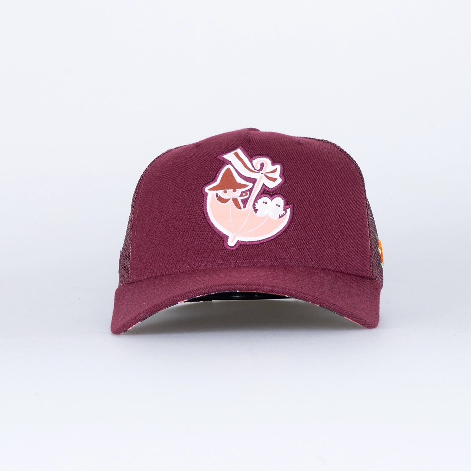 UMBRELLA TRUCKER CAP - MOOMIN BURGUNDY