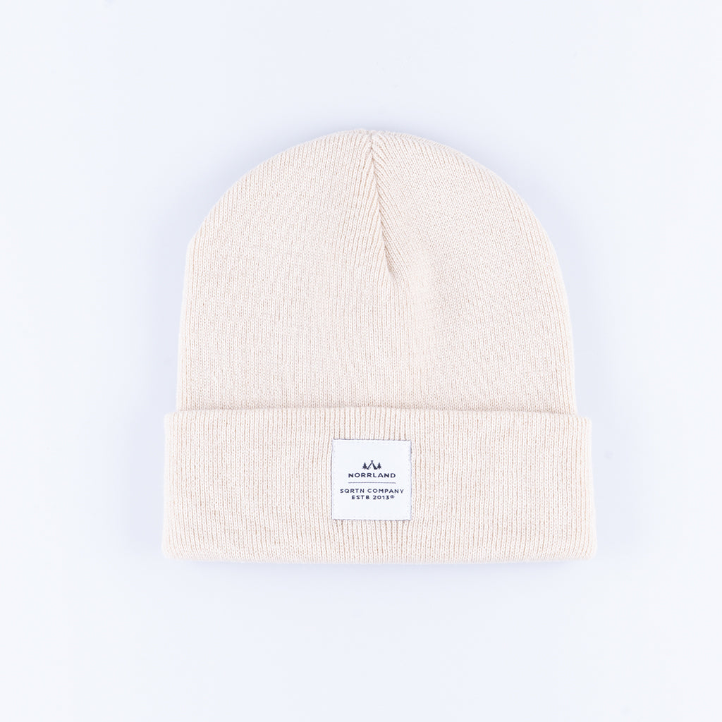 WOOD PATCH BEANIE - SAND