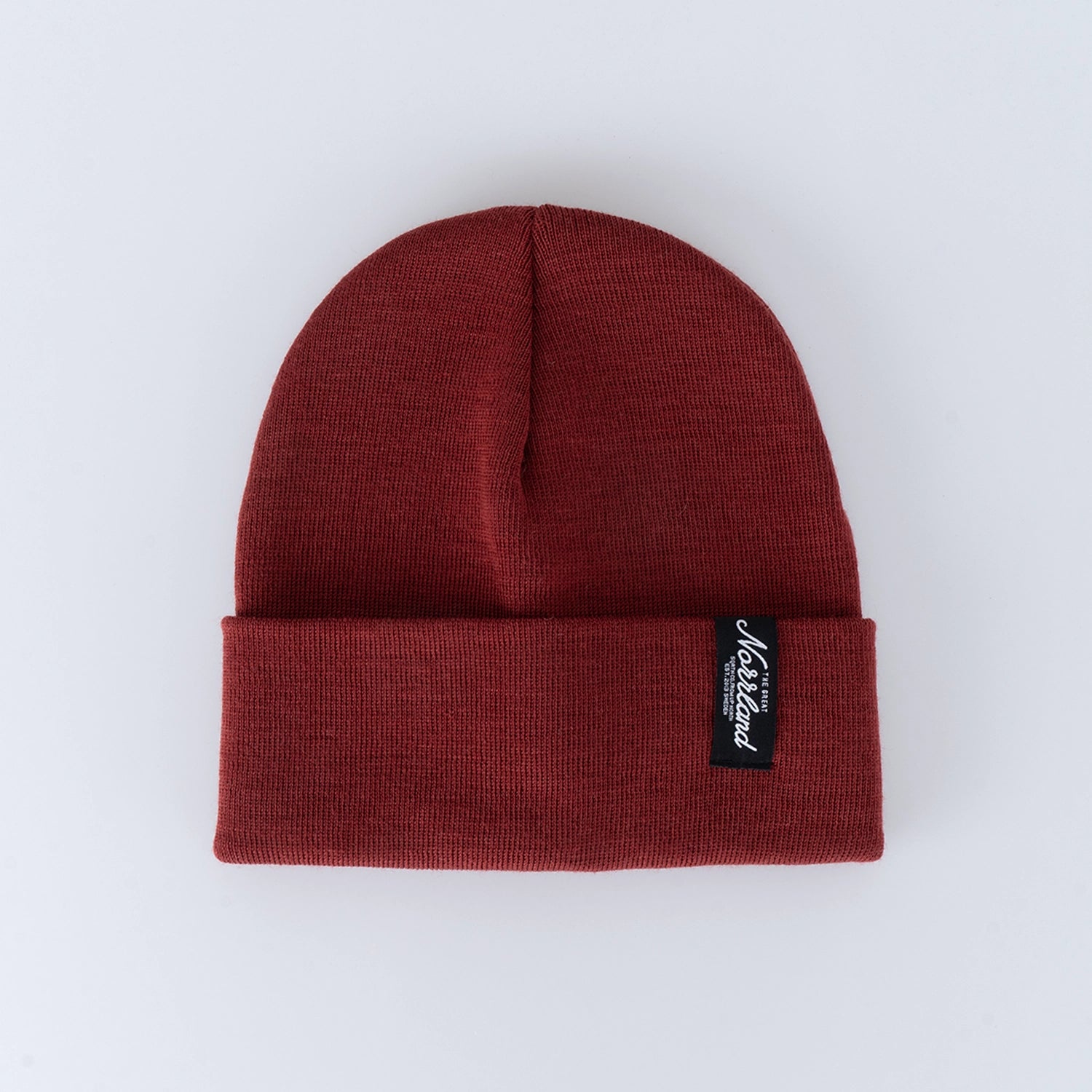 TGN PATCH WOOLPOWER BEANIE - RUST RED