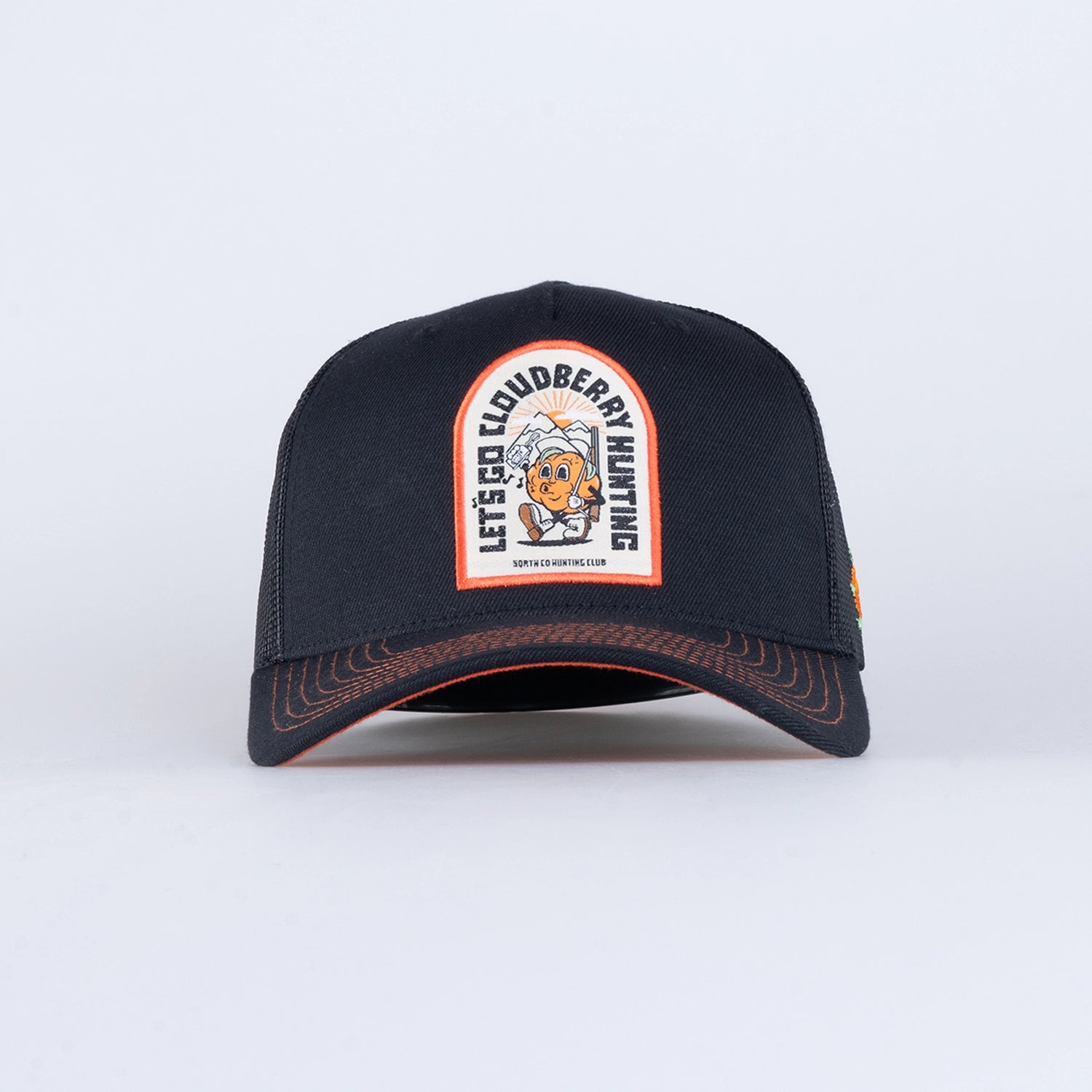 CLOUDBERRY TRUCKER CAP - HOOKED BLACK